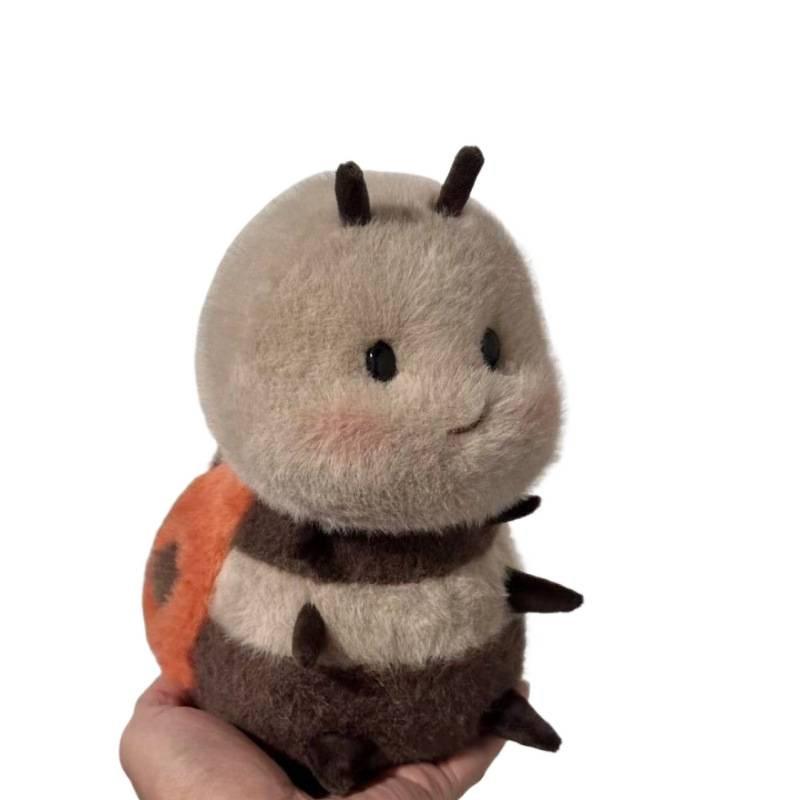 

Cute Seven-spotted Ladybug Plush Toy Lovely Creative Insect Fluffly Doll Kawaii Cartoon Beetle Stuffed Doll Cute Gift Bed Decor