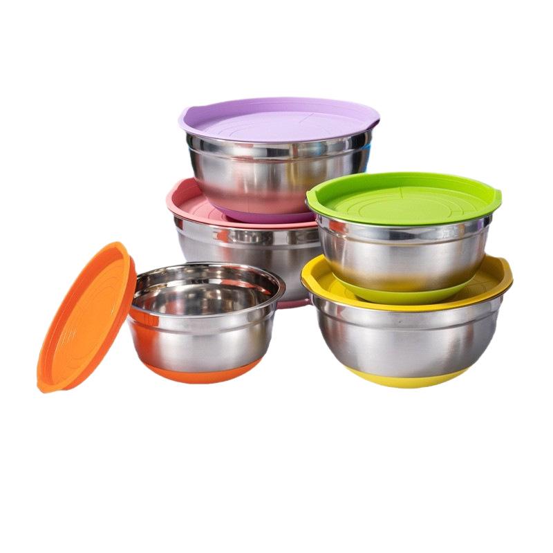 Stainless Steel Thickened Baking & Mixing Bowl for Cooking and Salads