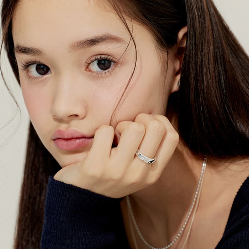 Murmur [925silber]Crush Glitzer Zirkonia Ring