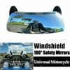 New Motorcycle Front Gear Wind Wide-angle Rearview Mirror Large Field of View Blind Spot 180 Degree Reflective Reversing Mirror