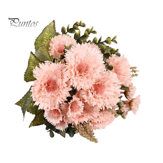 

Реалістичний букет штучних хризантем. Вишуканий букет із підробленими квітами хризантем. Немає поливу. Весільні прикраси для дому