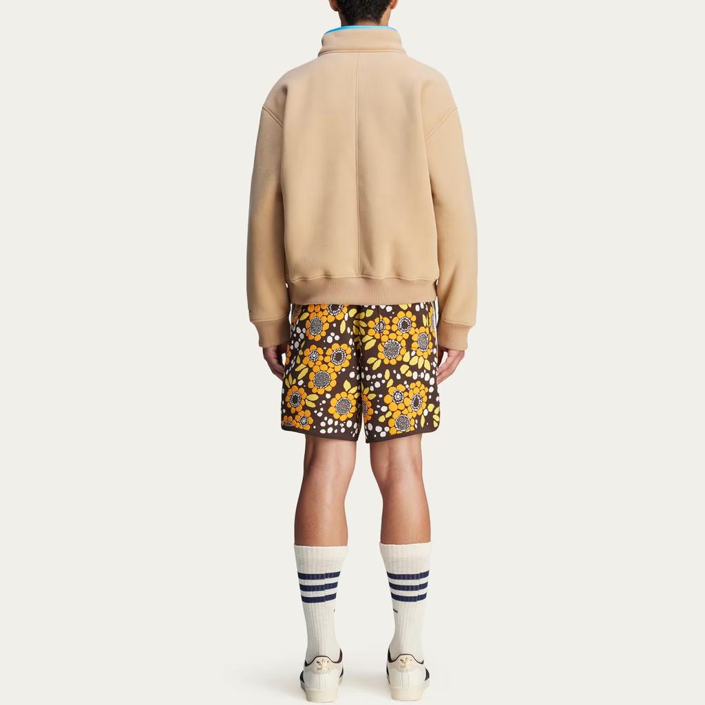 adidas x Wales Bonner Fleece Jacket Cardboard Unisex Outerwear Tan JJ2937