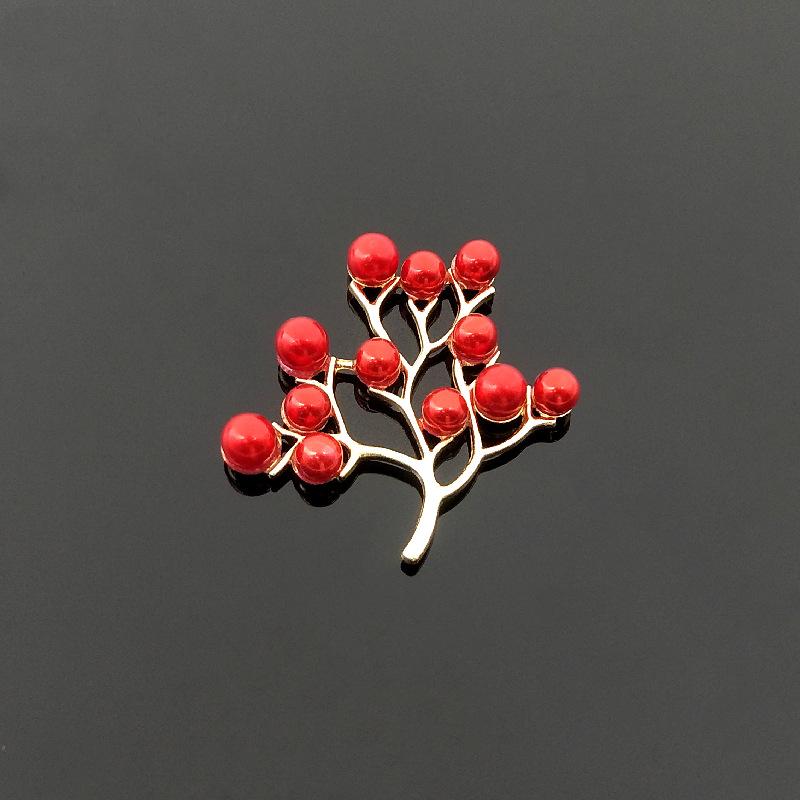 

Engood 100Pcs Pearl Branches Buttons Vintage Sewing Trim & Embellishments for Wedding Decoration and DIY Hair Accessories червоний