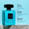 UPSILON Wild Blue Aqua Men'S Perfume | Long Lasting Eau De Liquid Perfumes For Men | Luxury Premium Perfume For Men