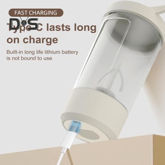 Elektrický proteinový šejkr, lahev s instantním mixérem, mixér na proteinové koktejly, ořechy a ovoce, samomíchací šejkr pro fitness nadšence, USB