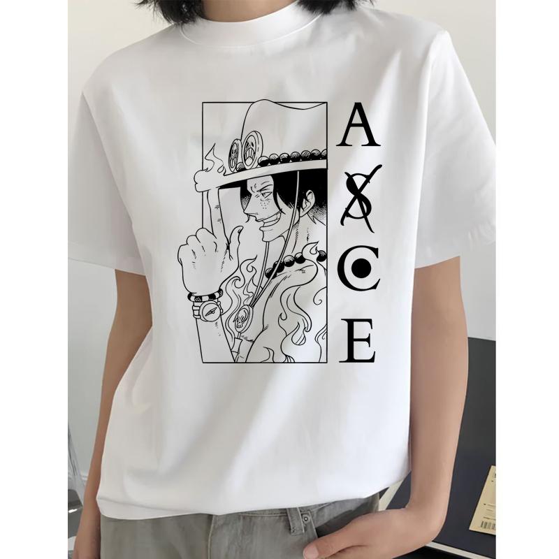 ONE PIECE Nika Luffy Anime Peripheral Short Sleeve Men's and Women's Summer Crew Neck T-Shirt Top Trend