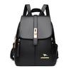 Damen Pendler Rucksack Wasserabweisend PU Leder Lässiger Tagesrucksack