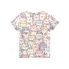 Children's Printed Round Neck Short Sleeved Casual T-shirt
