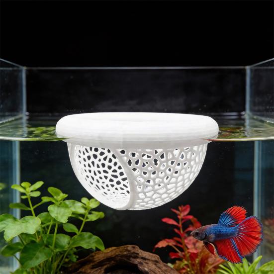 Floating Betta Hammock Fish Hide Shrimp Cave Aquarium Hammock Feeder And Rest Spot for Small Fish Shrimp Corydoras