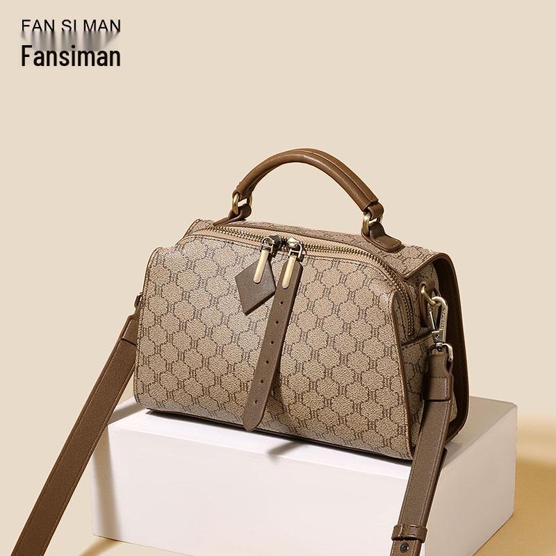 

Vansman Women s Vintage Floral Crossbody Boston Bag – Small Square Commuter Shoulder Bag серый/алмаз