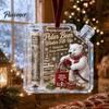 Feiertagsgeld-Geschenkhalter Weihnachts-Geld-Schmuckstück, Acryl für Bargeld, Einzigartiges Geschenk Lustige Weihnachtsbaum-Hänge Dekoration, Geschenke Party-Mitgebsel Karte