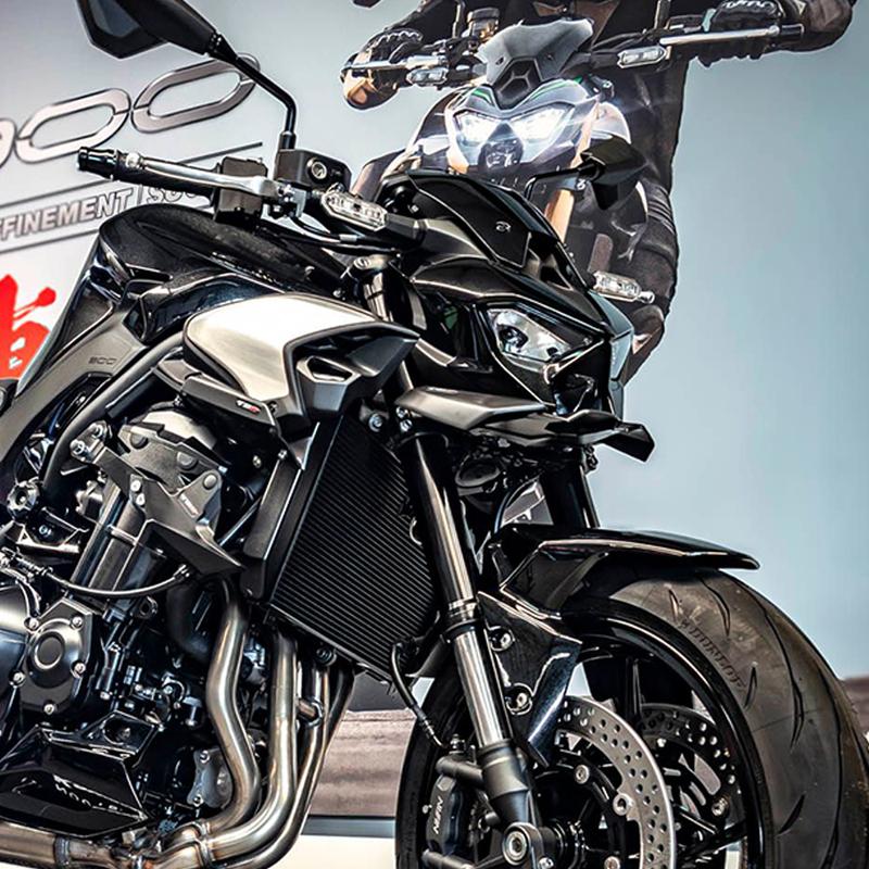 For KAWASAKI Z900/SE 2025 Motorcycle Downforce Winglet Aerodynamic Wing Front Spoiler Kit New Accessories Front Spoiler