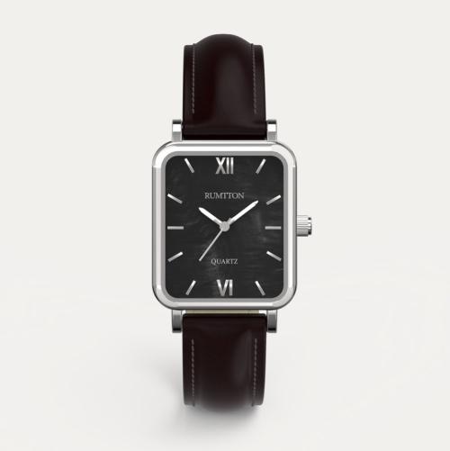

[LUMTON] LUMTON Men s Mother of Pearl Leather Watch HARBOR One Size