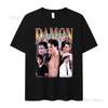 Damon Salvatore Ian Somerhalder Tv Show Tshirt For Women Summer Tops Tshirts Oneck Women Clothing Streetwear Female T Shirt