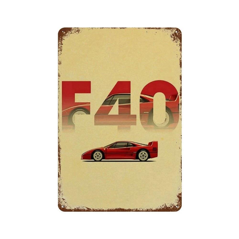 Auto Giapponesi d'Epoca Samurai Poster Latta Metallo Cartello Targhetta Giappone Corse Casa Club Jdm Auto Gtr Anime Luna Decorazione Murale Estetica