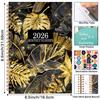 Index Tags 2026 Planner Notebook Spiral Binding Spiral Notebook  Daily Organization