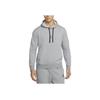 Jordan Dri-Fit Air Solid Logo Print Hooded Long Sleeve Sweatshirt Men Tops Gray DA9860-091