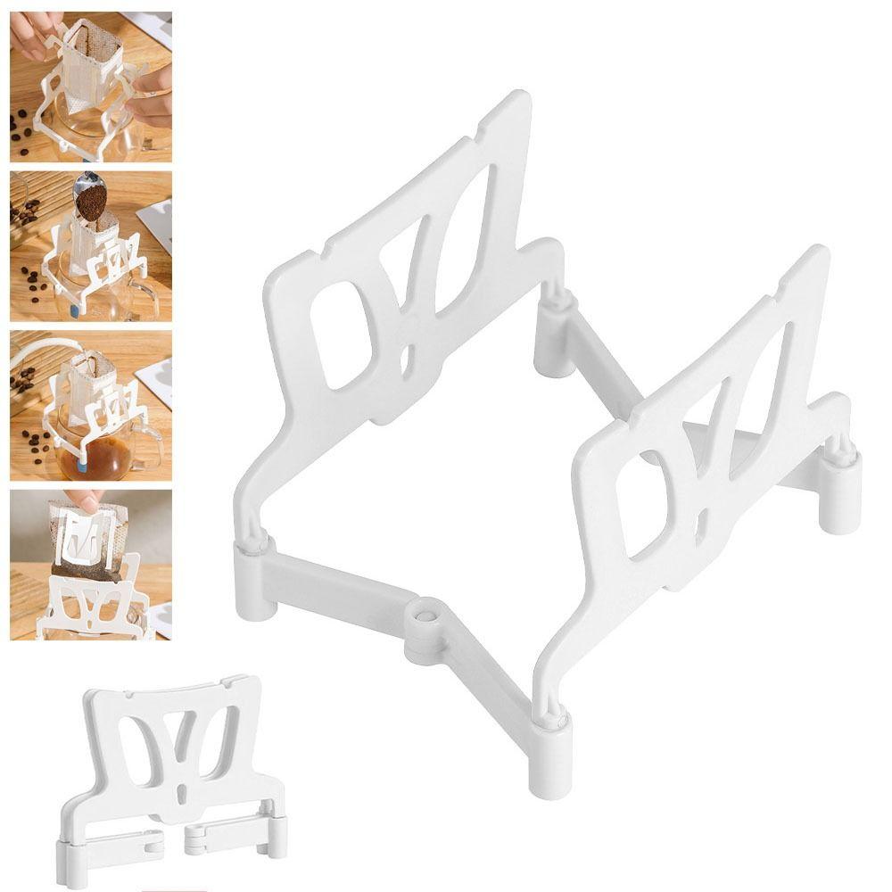 Lightweight Tea Filters Dripper Baskets Foldable Coffee Ear Drip Filter Paper Bag Shelf Coffeeware