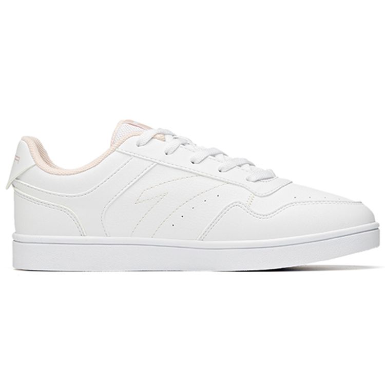 Anta Comfortable Lightweight Durable Low-Top Skate Shoes Women Sneakers White Pink 922118009-1