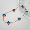 Original S925 Sterling Silver 18K Gold Plated Four-Leaf Clover Bracelet Six-flower Can Request Van the Catalog Cleef From Seller