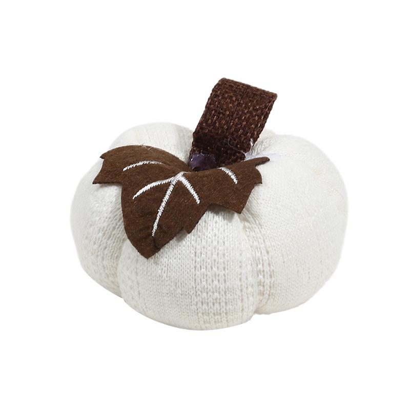 

Knit Pumpkins Decor Crochet Pumpkin Ornaments Handmade Thanksgiving Harvest Home Decor Fall Table Centerpiece Decor 1/2/3PCS