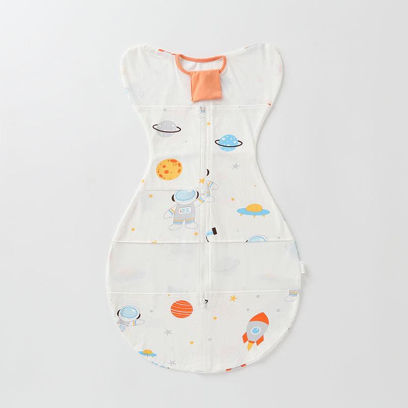 Baby Swaddle Sleeping Bag With Cotton Fabric For Newborns And Infants Space Adventure,S