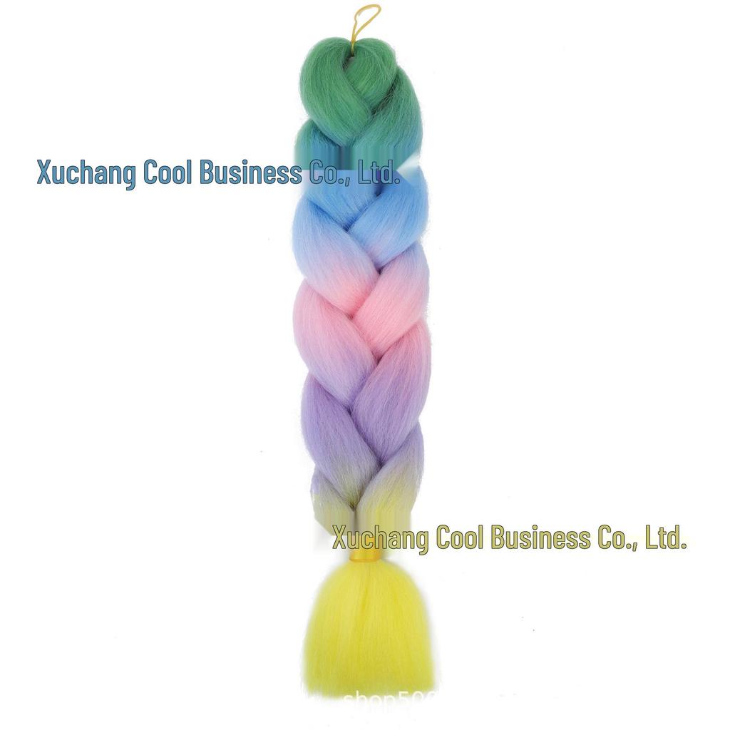 Three, Four, Five-Color Gradient High-Temp Fiber Jumbo Braid Material
