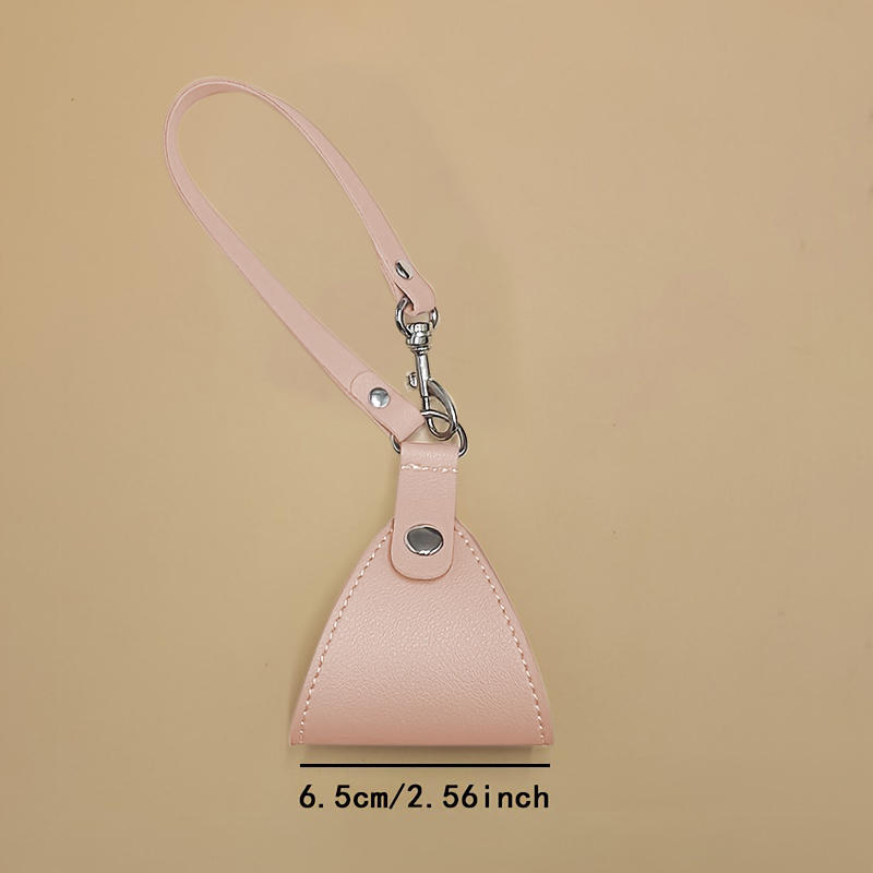 2PCS Portable Vintage Leather Bag Glove Holder Clip with Lanyard Hat Clip for Travel on Bags Outdoor Beach Women Accessories