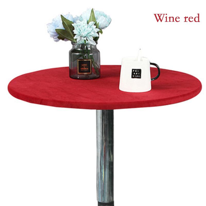 Velvet Elastic Round Edged Table Cover Fitted Stretch Tablecloth 60 70 80 90 100 120 150cm At Affordable S Free Real Reviews With Photos Joom Velvet Elastic Round Edged Table, 80 Round Table Protector