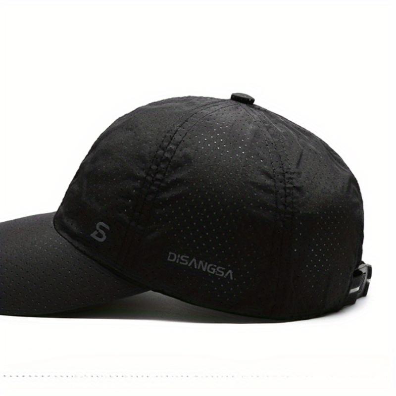 Men'S Summer Running Cap, Lightweight, Quick-Drying, Breathable, Outdoor Sun Protection Baseball Hat for Fishing.