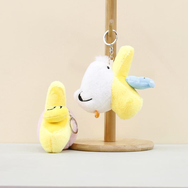 Cute Plush Pelican Stuffed Animal Keychain With Musical Voice And Soft Texture