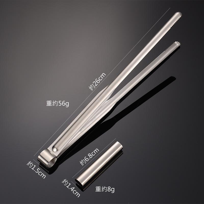 304 Stainless Steel Chopsticks Clips Multi-specification Hotel Barbecue Sharp Mouth Clips Barbecue Large Pliers Household Workers