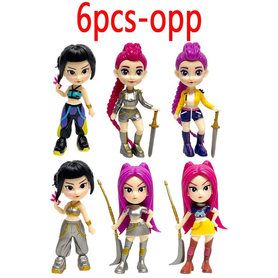 Anime Kpop Devil Hunter Blind Box Demontage Spaß Blind Bag Kleine Statue Peripheres Modell Desktop Blindbox Dekoration Geschenk