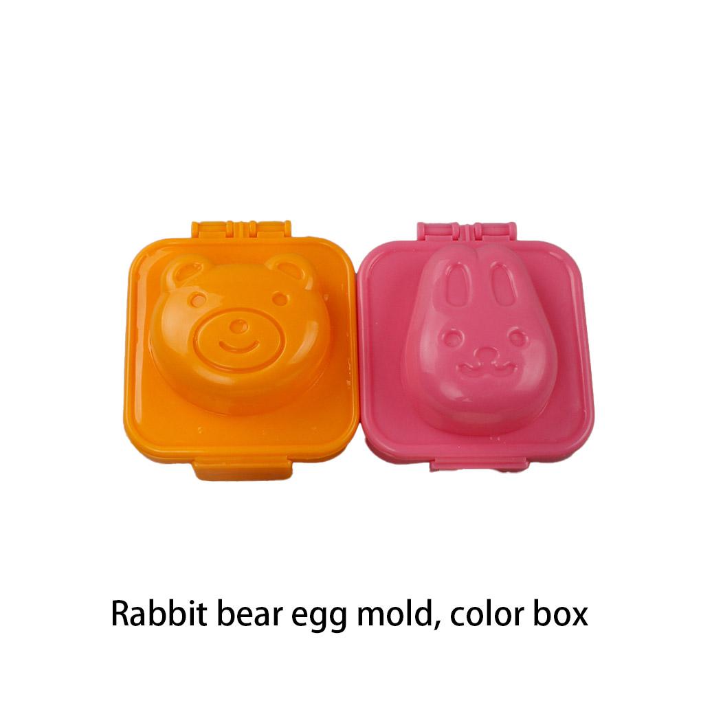 Children Boiled Egg Bento Mold Cute Cartoon Mould Decorating Molds Kitchen Gadget Cooking Accessory for Restaurant Bakery