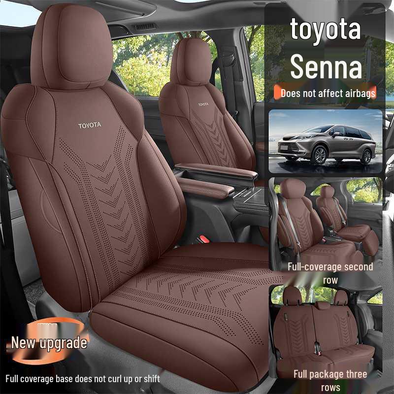 All-Season Suede Seat Covers for 2021-2026 Toyota Sienna Seats