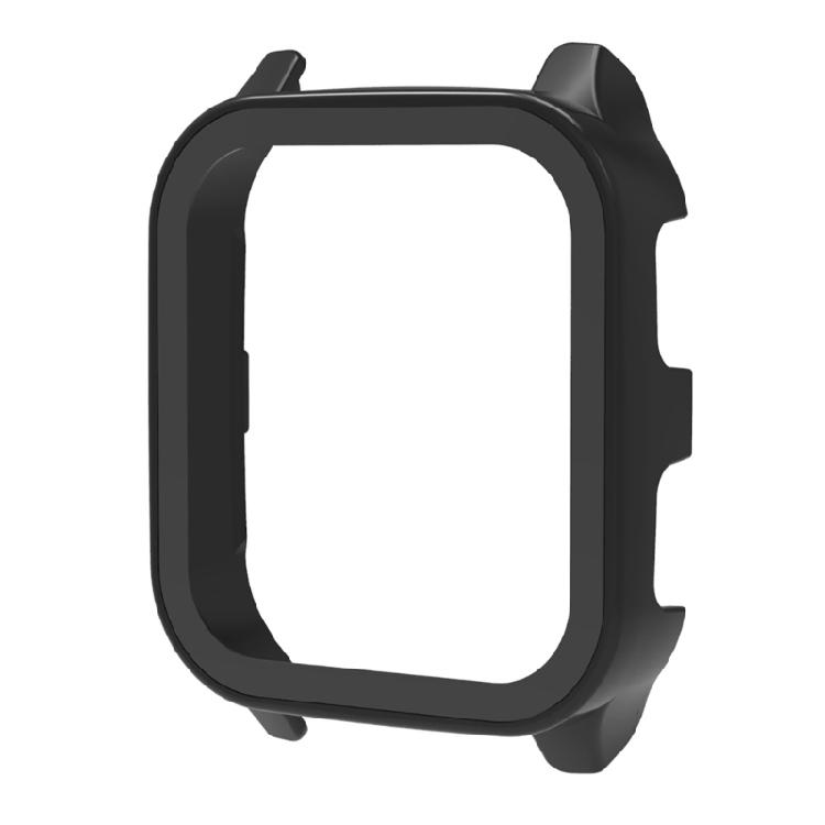 

For Venu SQ2 Shell Tempered Glass PC Screen Protector Case Bumper-Cover Housing чёрный