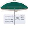 OEING Outdoor Heavy-Duty Sunshade Umbrella