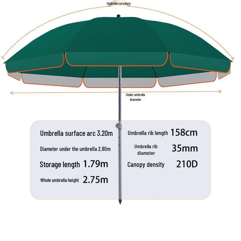 OEING Outdoor Sunshade Umbrella