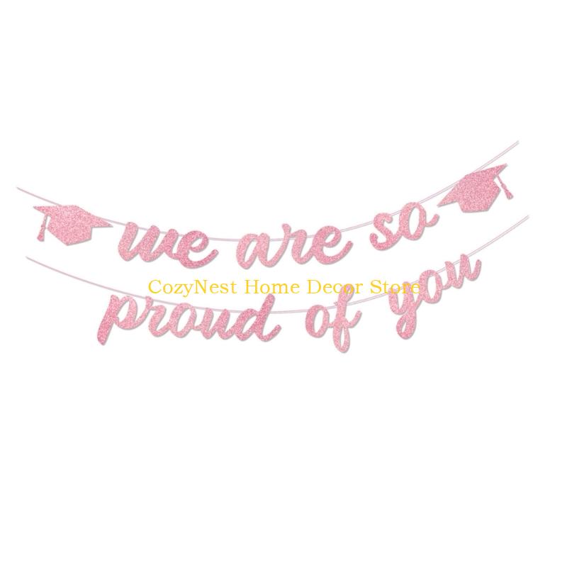 92MF Graduation Banners Streamers Easy Installation For Party Decoration Durable