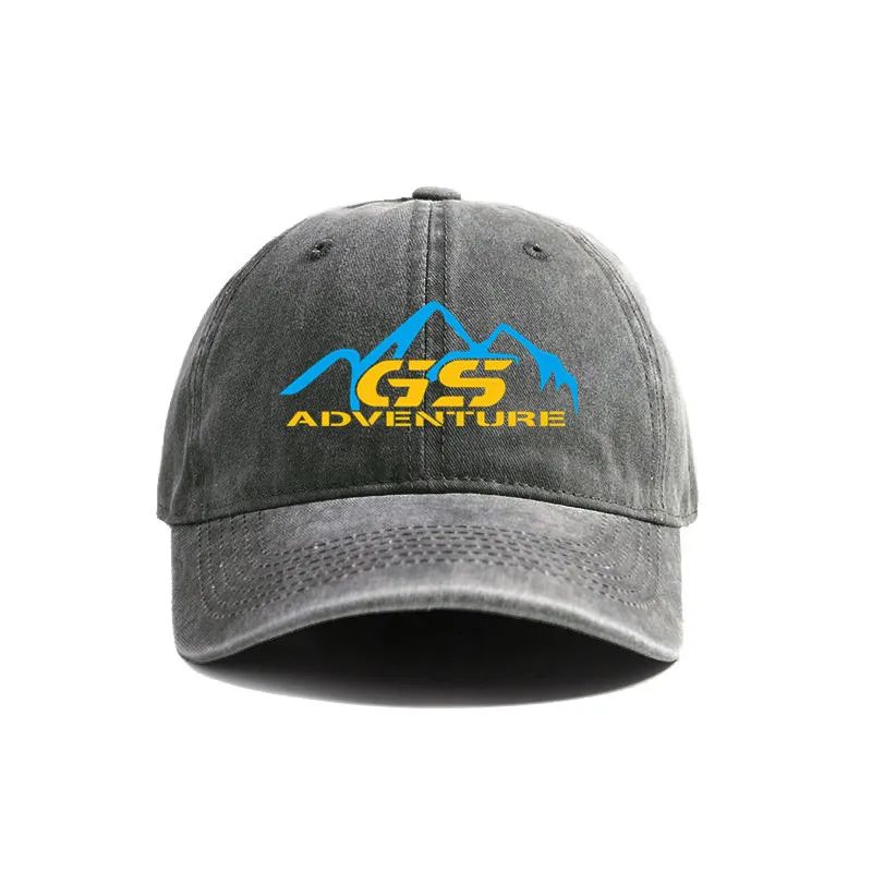 GS Adventure Baseball Caps Distressed Hats Cap Men Women Retro Outdoor Summer Adjustable Hats Leisure Outdoor Sun Protection
