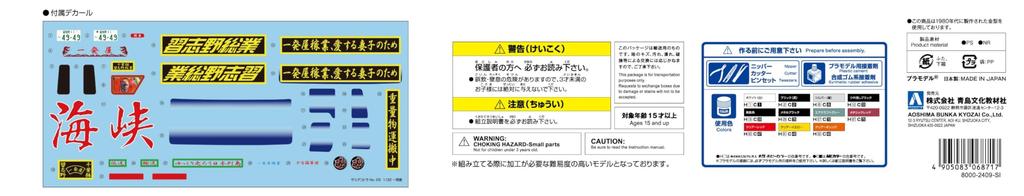 Aoshima Bunka Kyozaisha The Deco Truck Series Wonder Plastic Model 1/32 No.05 One-hit