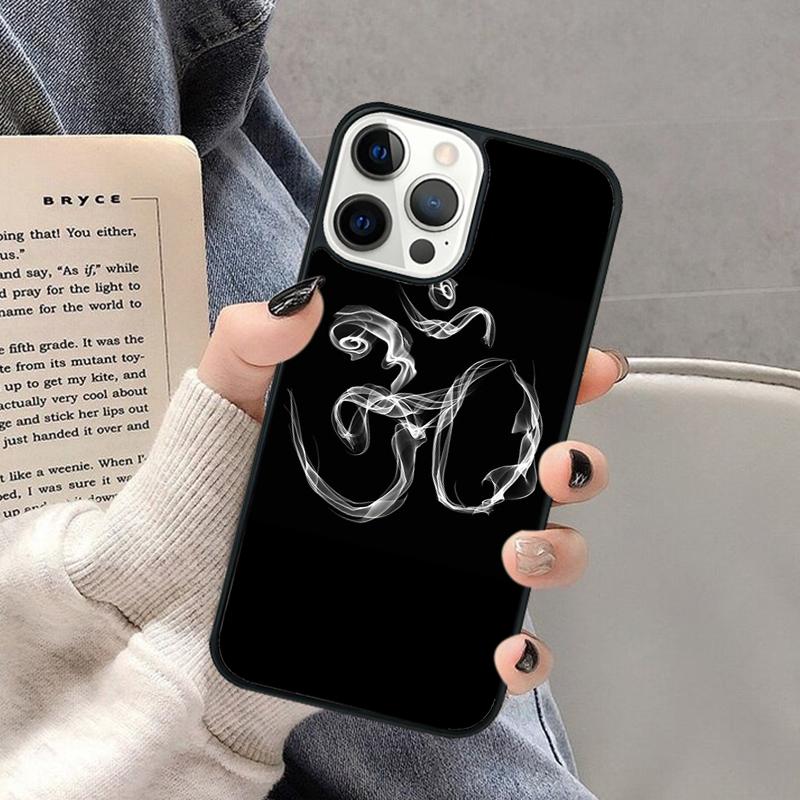 Aum Om Symbol Phone Case for iPhone 17 Air 16 16e 15 Plus for Apple 13 11 12 14 Pro Max Cover coque Shell