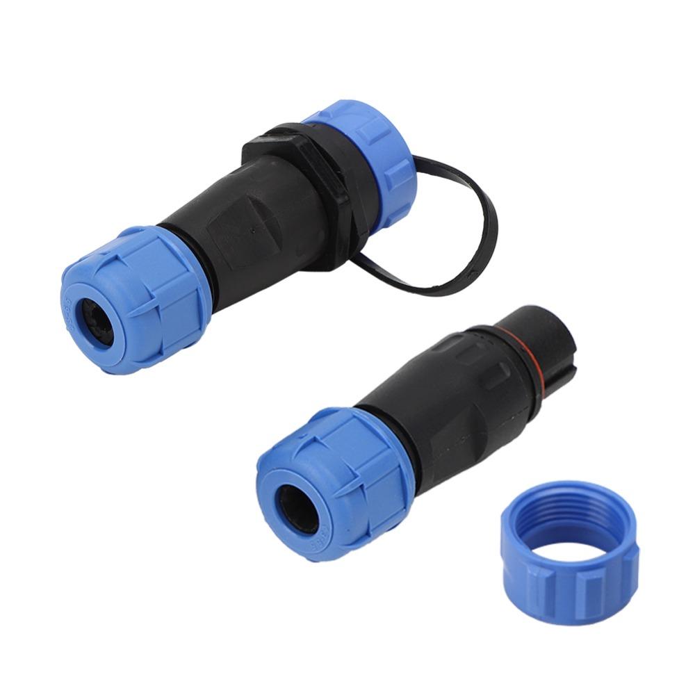 1 Set IP68 Aviation Connector 4 Core Cable Connector Terminal  Power Cable Connection