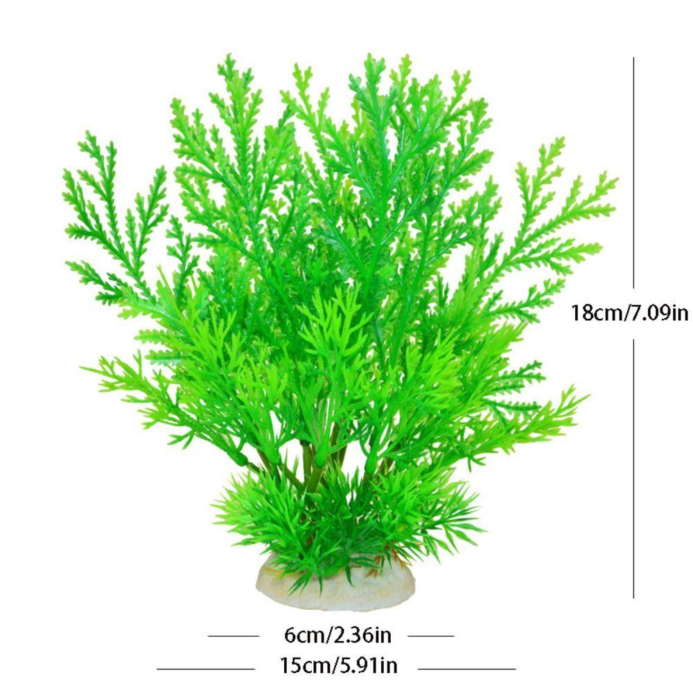 2pcs Simulated Aquatic Plants Creative Artificial Seaweed Water Grass Crafts Fake Grass  Props