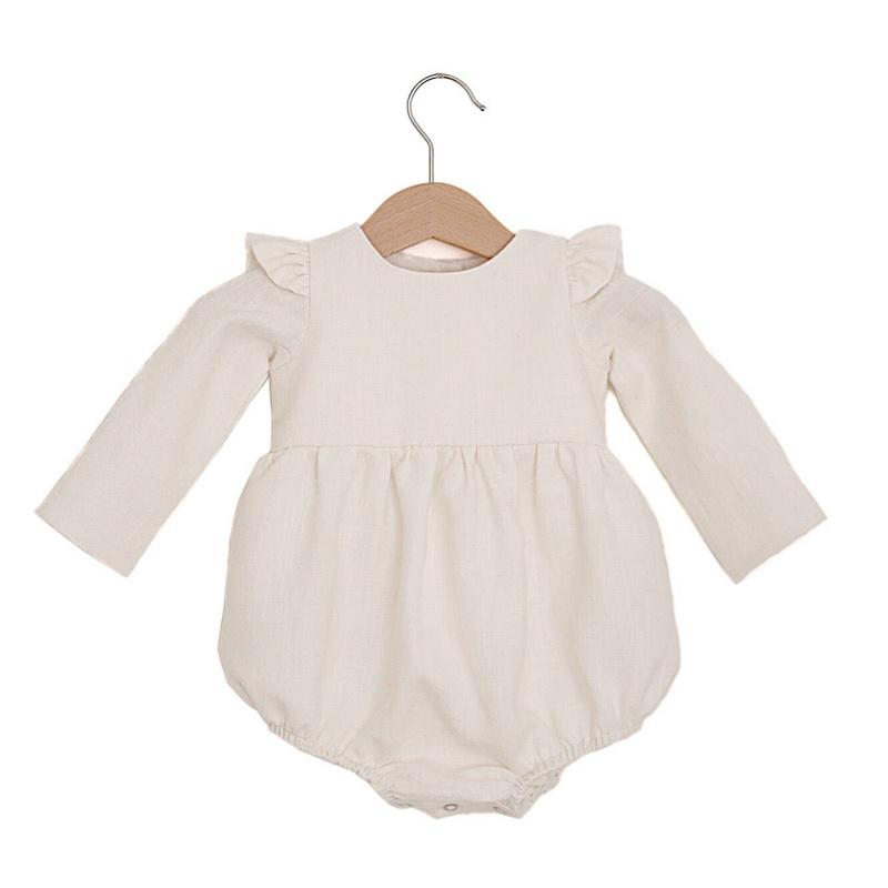 

Cute Baby Girl Clothes Spring Cotton Newborn Long Sleeves Romper Fashion Infant Bodysuit 18-24M 90