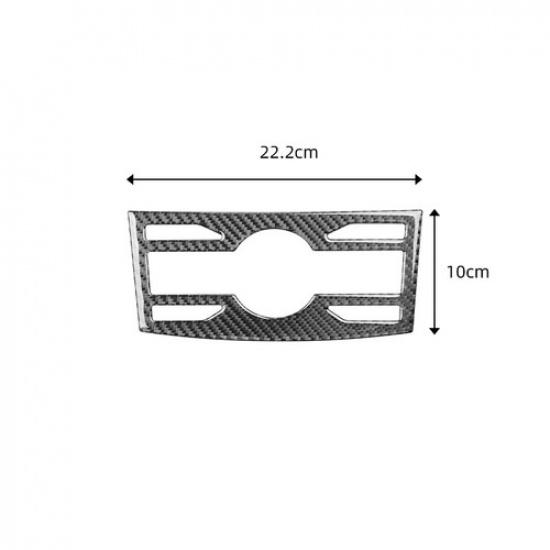 Carbon Fiber Central control multimedia key panel Cover For Toyota Corolla 06-12
