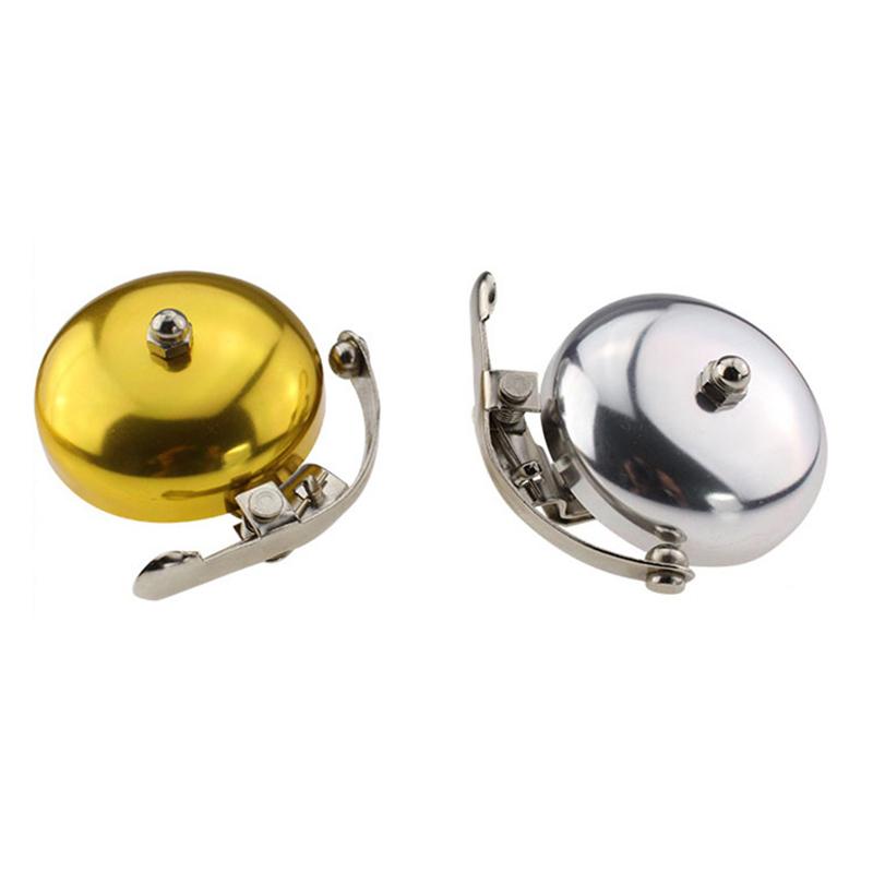 Bicycle Retro Bell Leisure Bicycle Dial Bell Aluminum Silver Gold Coffee Brown Bicycle Bell Bicycle Bell