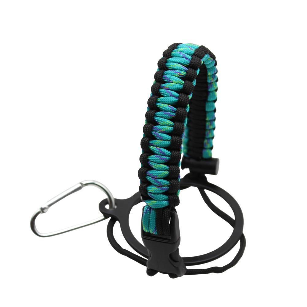 

Paracord Strap Handle Adjustable Water Cup Strap Handle For Water Bottle Bottles Accessories Paracord For Hiking