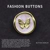 10Pcs Button High-End Delicate Cashmere Coat Top Sweater Cardigan Suit Shirt Metal Big Button
