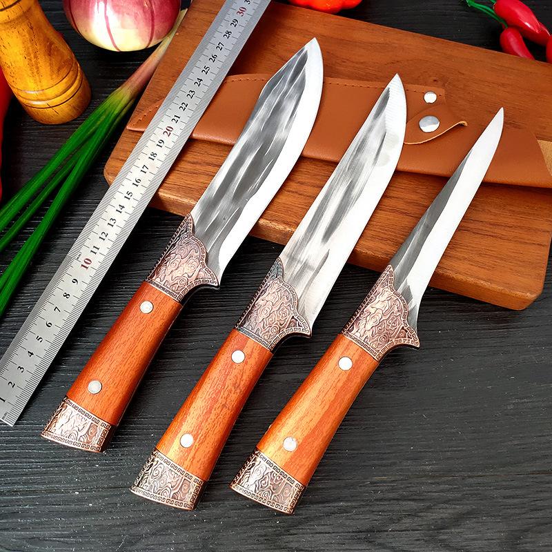 

Кухонный нож из кованой нержавеющей стали ручной работы, ножи для скульптуры рыбы, нож для обвалки, нож для мяса, резак для фруктов